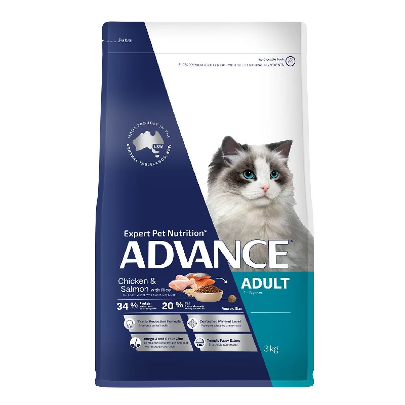    - Weight management cat food  Advance Chicken, Salmon & Rice Adult Dry Cat Food