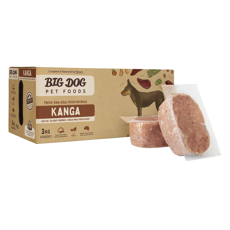 Big Dog Raw Dog Food Kangaroo 3kg 12pk