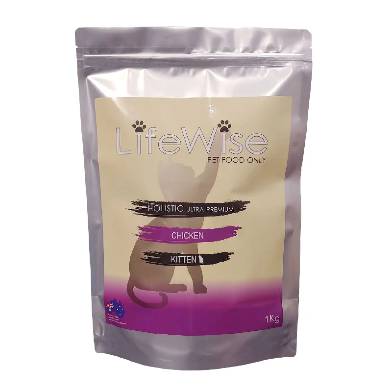    - Fish-based cat food  LifeWise Chicken with Vegetables Kitten Dry Cat Food