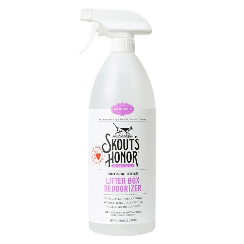 Litter Box Deodorizer - Professional Strength - 35 oz